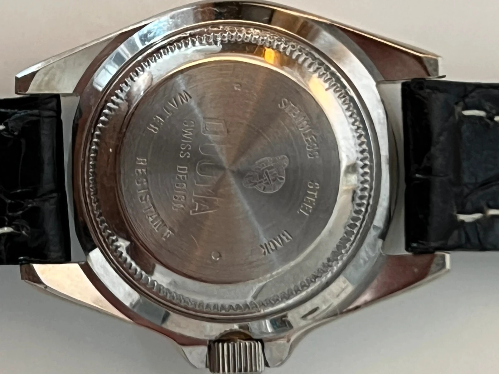 Relógio DOGMA Diver 28 mm NOS | Aço Inoxidável | Pulseira de Couro Autêntica | Unisexo – photo 7